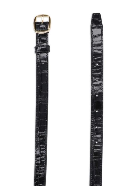 Coperni crocodile-effect belt - Black - zdjęcie produktu nr 2