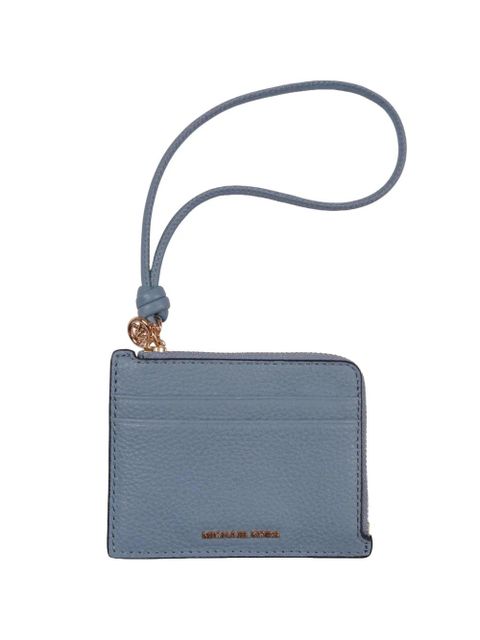 Michael Kors pebbled leather wristlet - Blue - zdjęcie produktu nr 1