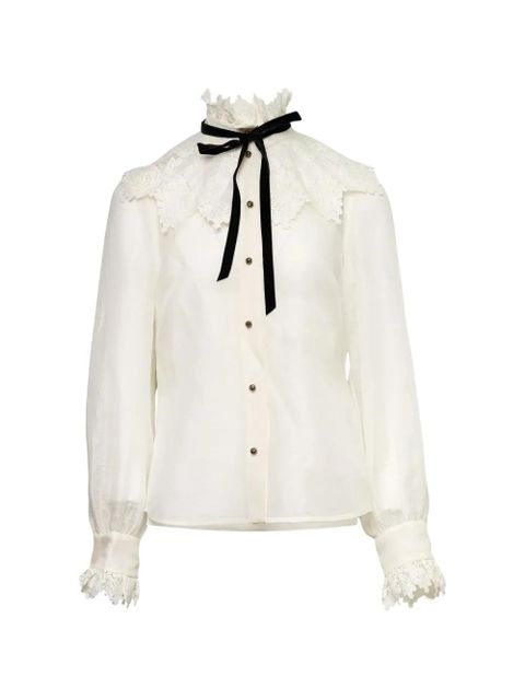 ZIMMERMANN Luna blouse - White - zdjęcie produktu nr 1