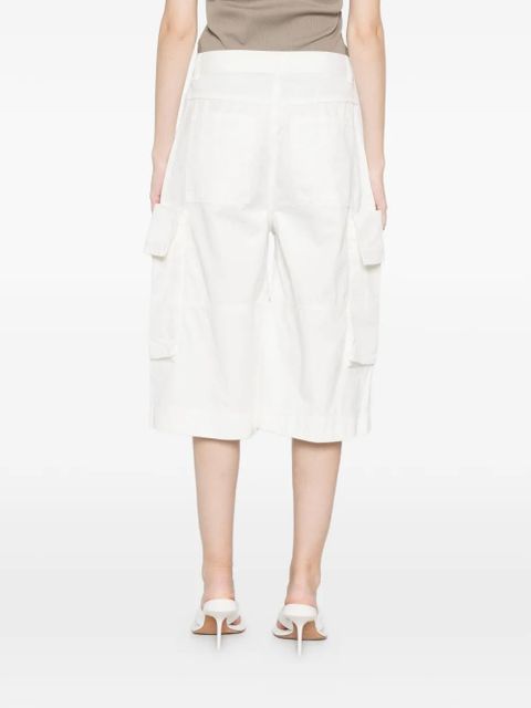 PINKO Albareto cargo shorts - White