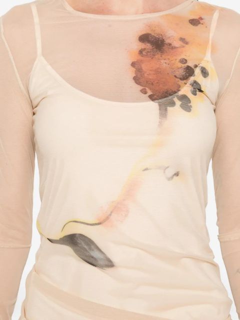 Sportmax floral top - Neutrals