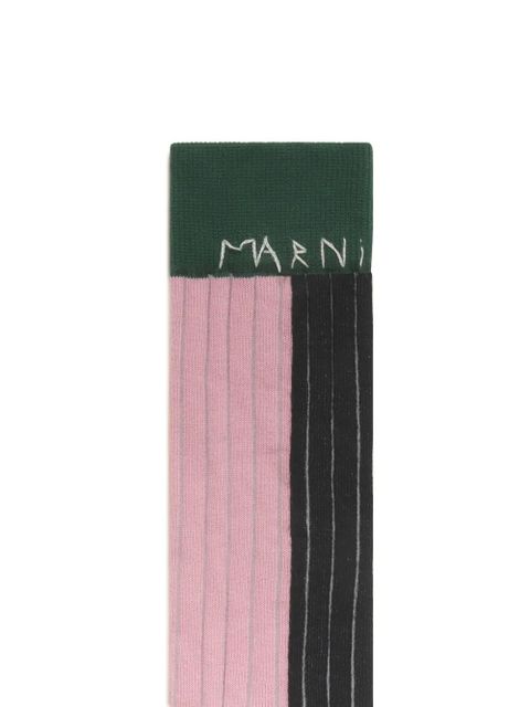 Marni ribbed knee-high socks - Pink - zdjęcie produktu nr 2
