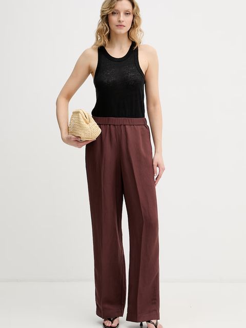 United Colors of Benetton top damski lniany - zdjęcie produktu nr 1