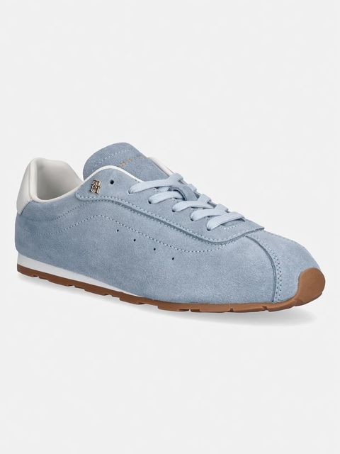 Tommy Hilfiger TH BELLA LOW RUNNER SUEDE sneakersy damskie zamszowe - zdjęcie produktu nr 1
