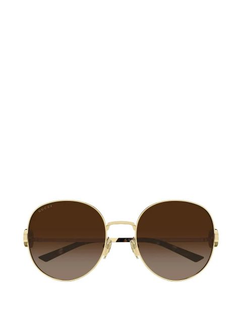 Gucci Eyewear round-frame sunglasses - Gold - zdjęcie produktu nr 1