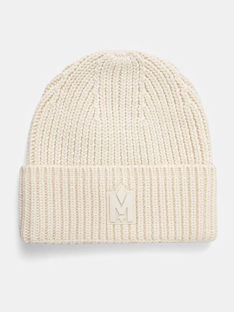 MACKAGE czapka wełniana kolor beżowy wełniana JUDE-WZ - zdjęcie produktu nr 1