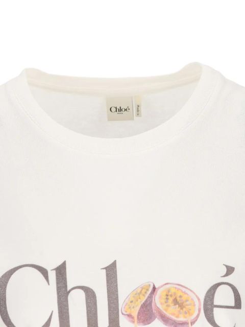 Chloé logo T-shirt - Neutrals