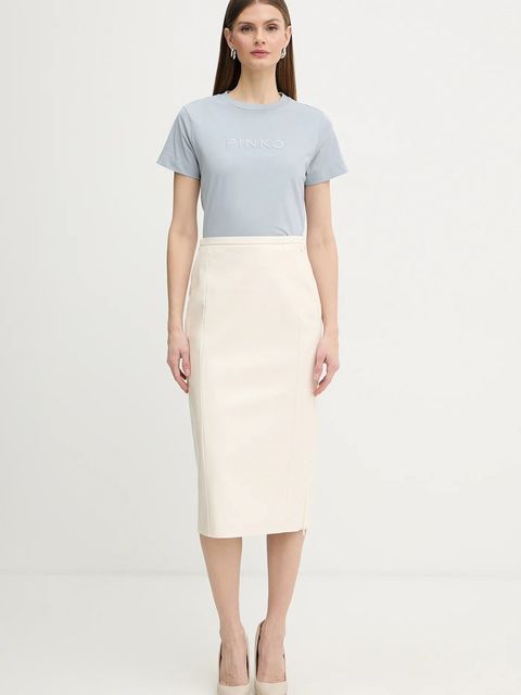 Pinko t-shirt bawełniany - zdjęcie produktu nr 1