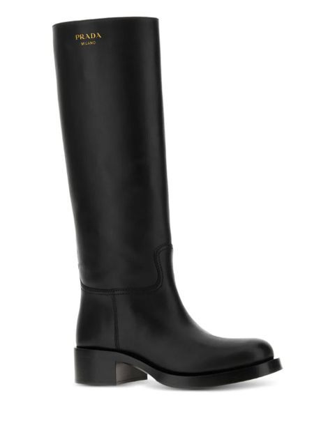 Prada leather boots - Black