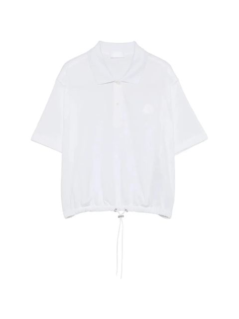 Moncler drawstring-hem polo top - White - zdjęcie produktu nr 1