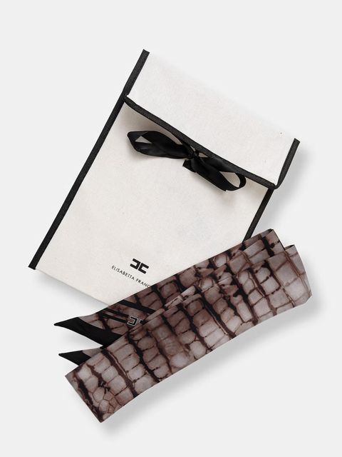 Elisabetta Franchi apaszka jedwabna - zdjęcie produktu nr 2