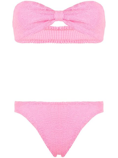 Hunza G Jean crinkle bikini set - Pink - zdjęcie produktu nr 1