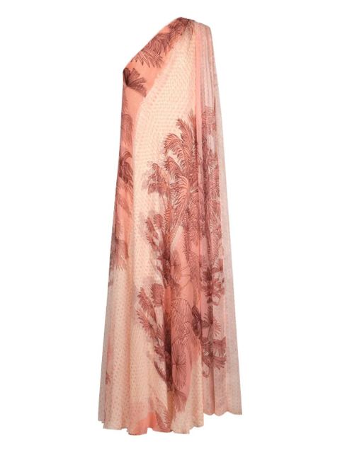 Johanna Ortiz Elegant Freedom one-Shoulder print maxi dress - Neutrals - zdjęcie produktu nr 2