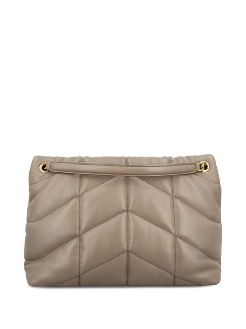 Saint Laurent medium puffer bag in lambskin leather - Neutrals - zdjęcie produktu nr 2