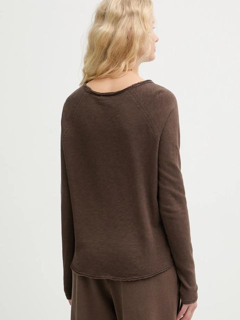 American Vintage longsleeve bawełniany T-SHIRT ML COL BATEAU - zdjęcie produktu nr 2