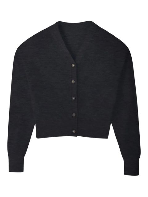 Jacquemus V-neck wool cardigan - Grey - zdjęcie produktu nr 1