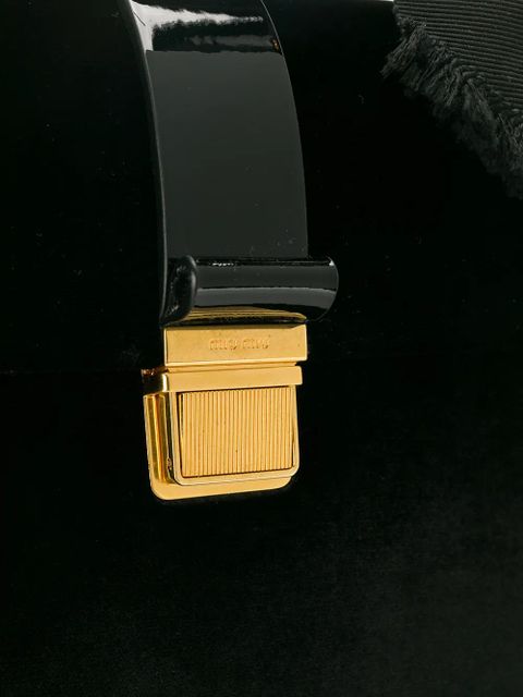 Miu Miu grosgrain ribbon handbag - Black