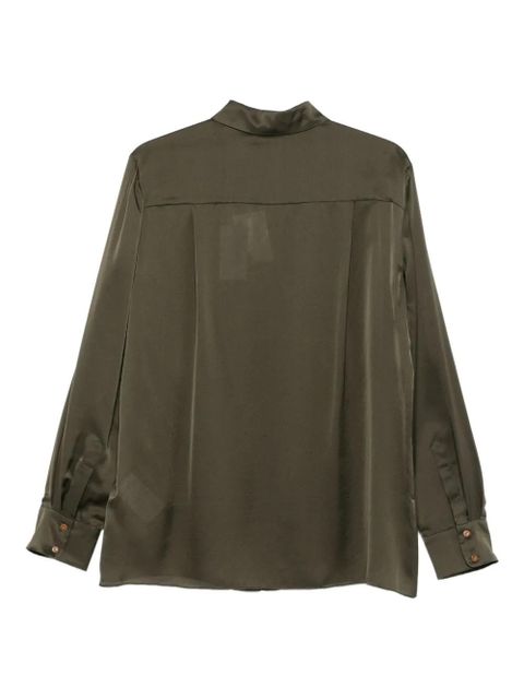ZIMMERMANN embroidered silk shirt - Green