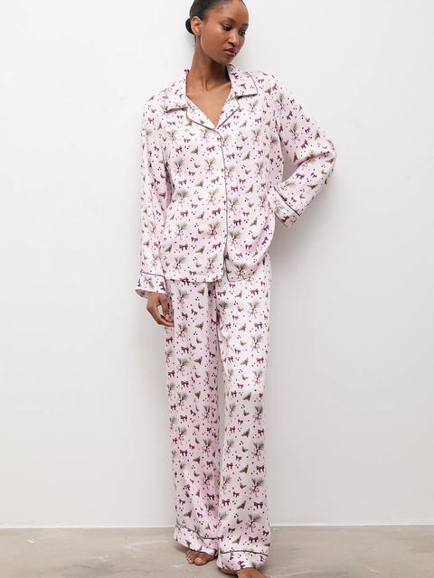 Answear.LAB piżama damska kolor różowy - zdjęcie produktu nr 1