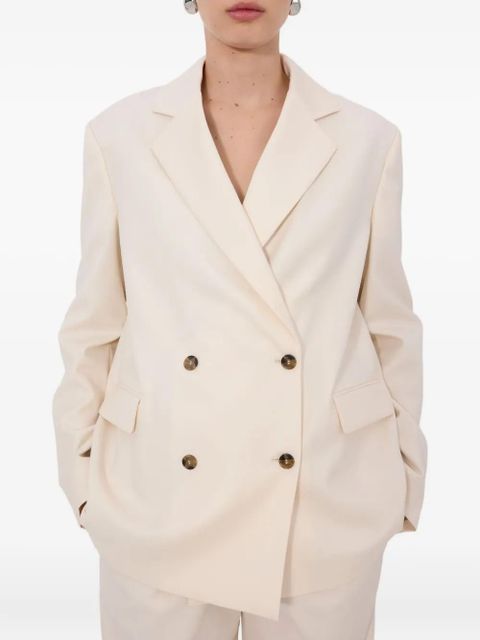 LouLou de Saison Donau Lds double-breasted flap blazer - Pink