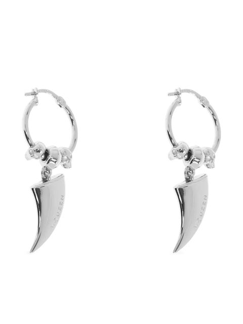 Alexander McQueen Tiger Claw earrings - Silver