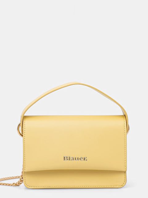 Blauer torebka crossbody damska z imitacji skóry - zdjęcie produktu nr 2