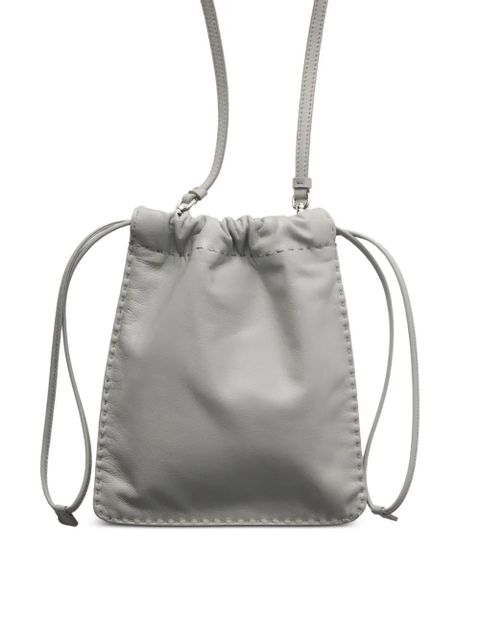 Prada nappa-leather smartphone pouch - Grey