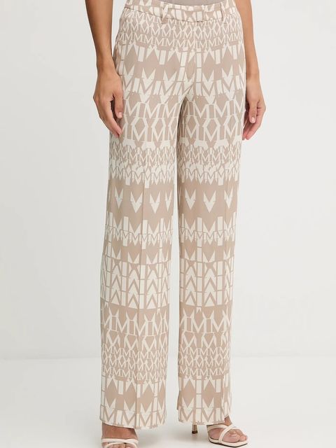 Marciano by Guess spodnie BRITNEY damskie kolor beżowy szerokie high waist 5YGB21 7352A - zdjęcie produktu nr 1