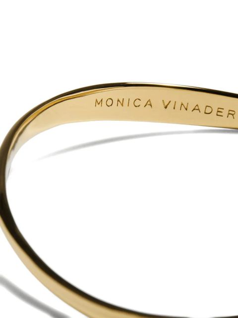 Monica Vinader Swirl bangle bracelet - Gold