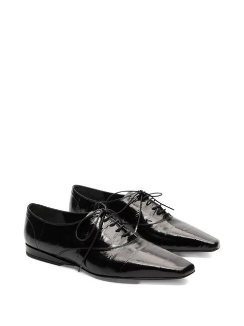 LouLou de Saison Conrad lace-up leather oxford shoes - Black - zdjęcie produktu nr 2