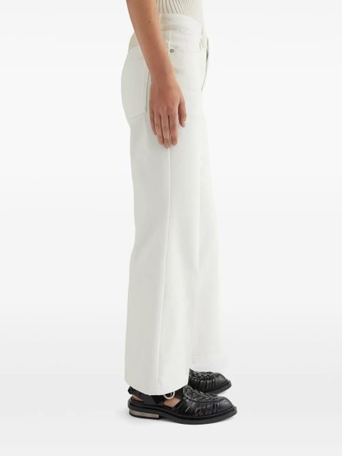 Jil Sander flared jeans - White