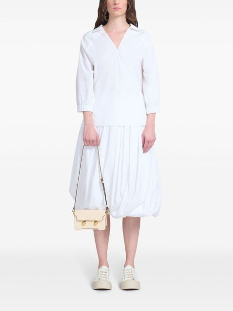 Marni mini Trunkaroo leather shoulder bag - Neutrals - zdjęcie produktu nr 2