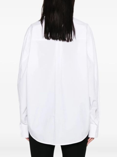 Alexander Wang oversized-collar cotton shirt - White