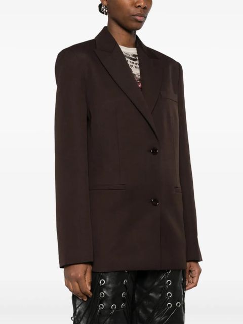 Off-White wool blazer - Brown - zdjęcie produktu nr 2