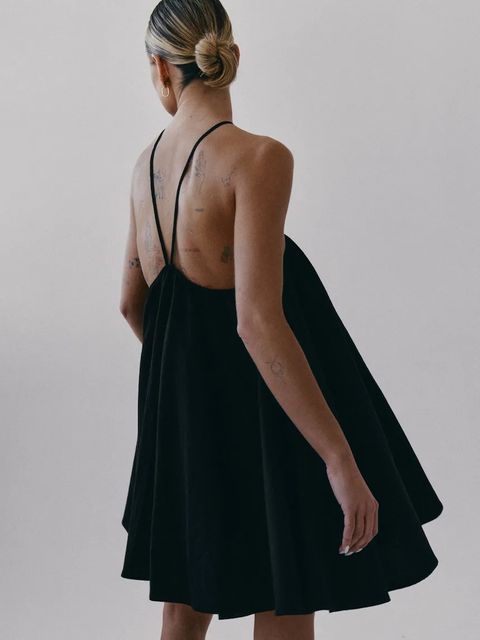 MUUV. sukienka bawełniana PLAINS