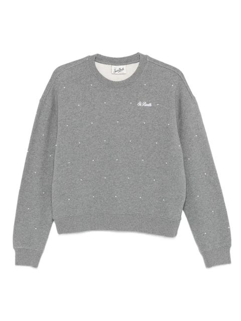 MC2 Saint Barth Casey embellished sweatshirt - Grey - zdjęcie produktu nr 1