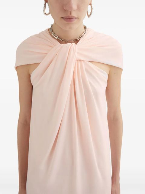 Jil Sander draped maxi dress - Neutrals