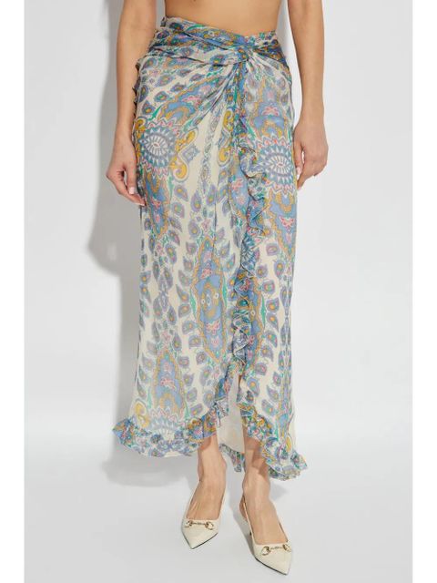 ETRO silk skirt - Neutrals