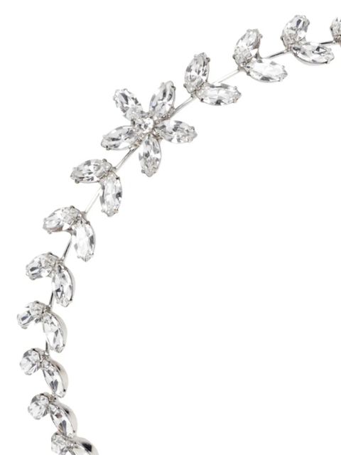 Jennifer Behr crystal-embellished headband - Silver - zdjęcie produktu nr 2