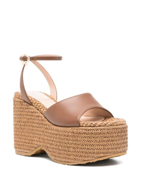Gianvito Rossi 110mm leather sandals - Brown - zdjęcie produktu nr 2