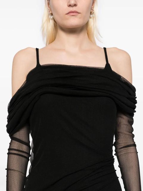 Christopher Esber Veiled dress - Black