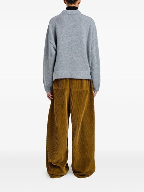 Proenza Schouler crew-neck cashmere jumper - Grey