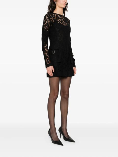 Blumarine lace buckle dress - Black