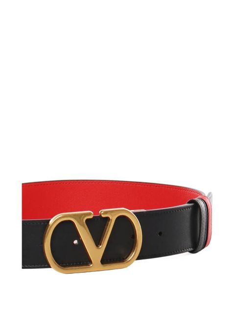 Valentino Garavani logo buckle belt - Black