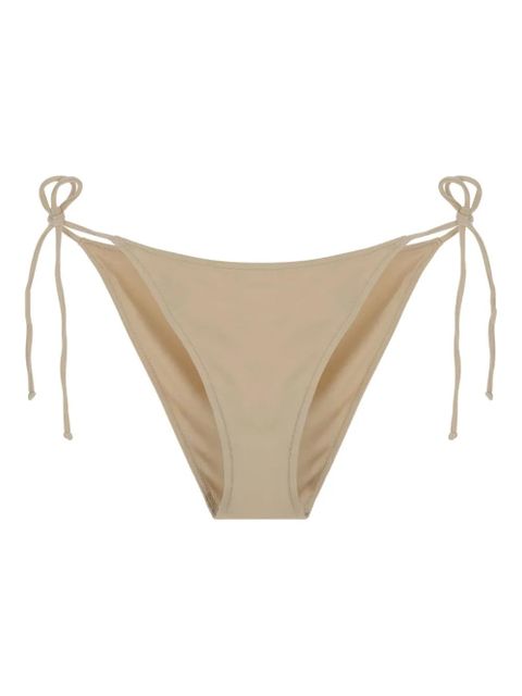 MC2 Saint Barth logo-patch bikini briefs - Neutrals
