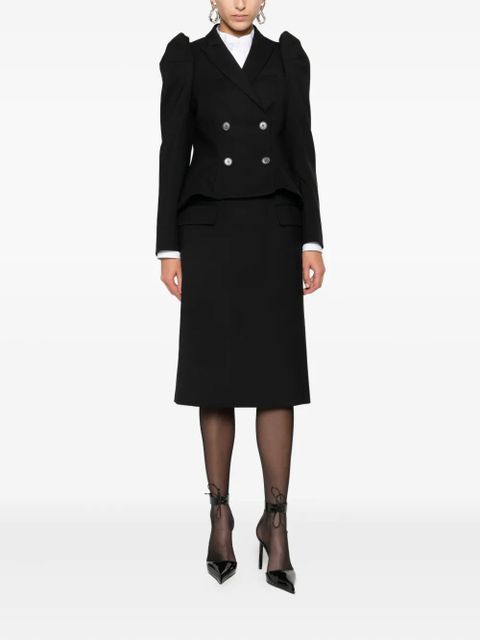 Alexander McQueen pocket-detail skirt - Black