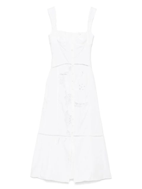 Marine Serre Regenerated midi dress - White - zdjęcie produktu nr 1