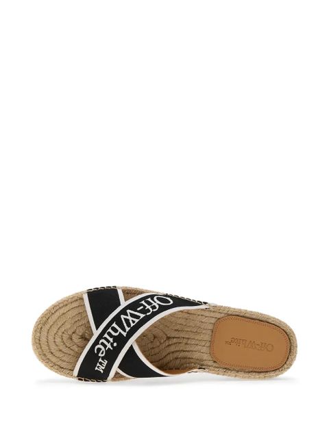 Off-White Criss-Cross espadrilles - Black