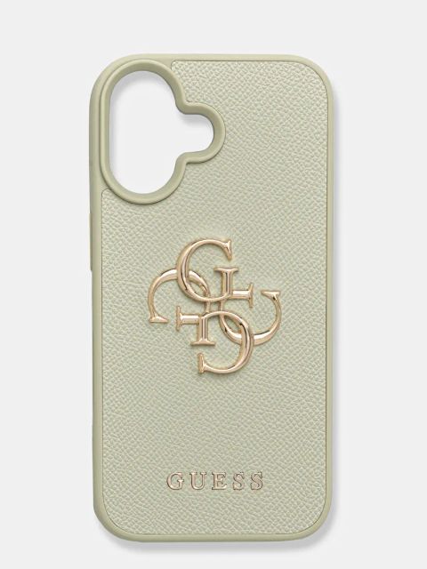 Guess etui na telefon iPhone 16 kolor zielony GUHCP16SPGT4MBN
