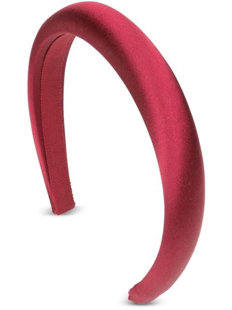 Jennifer Behr Tori silk headband - Red - zdjęcie produktu nr 1